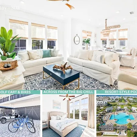 Coastal Oasis By Stay On 30A- Pool, Bikes, Golf Cart